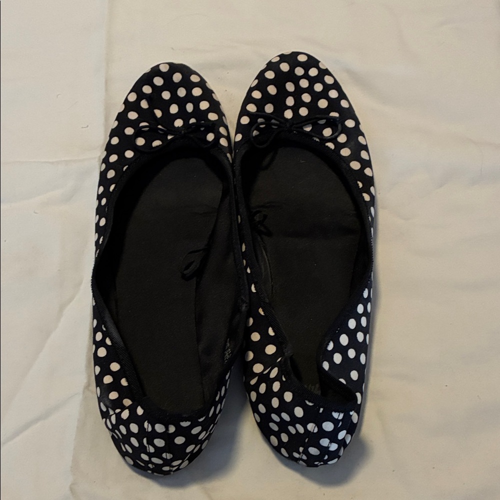 H&M Black and White Polka Dot Flats
